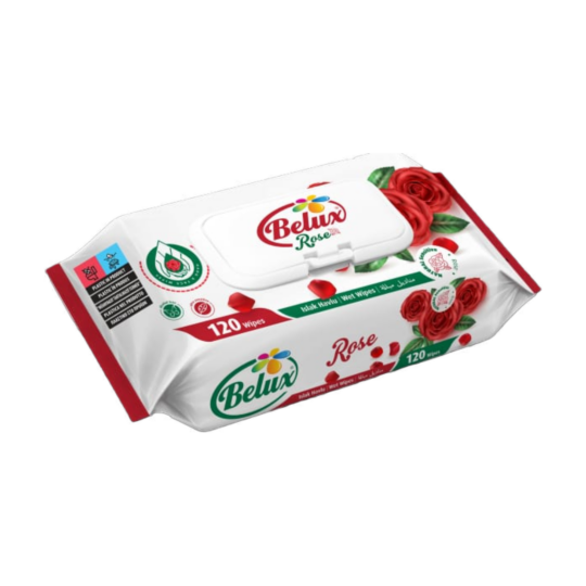 Belux nəm salfet Rose 120 ədəd