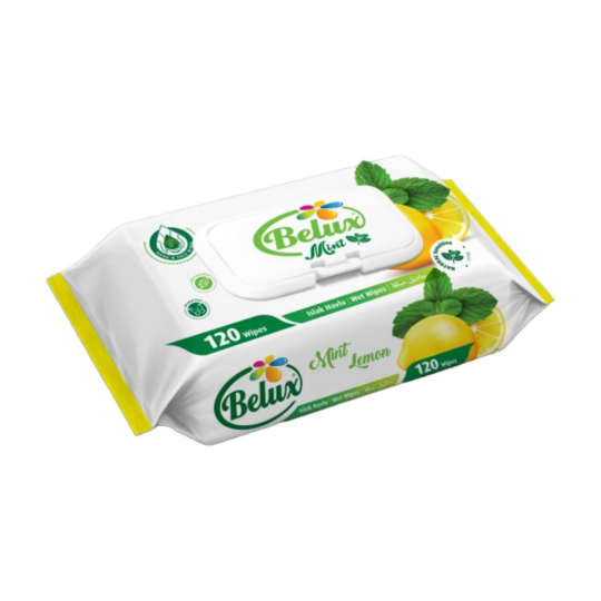 Belux nəm salfet Mint Lemon 120 ədəd