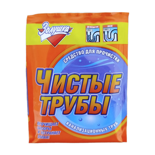 Золушка “Чистые трубы” Kanalizasiya boruları üçün təmizləyici toz 90 qr