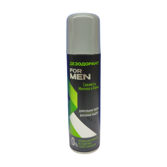 Dezodorant For Men №1 "Ментол и лайм" 150 ml