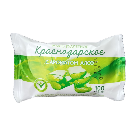 ““Краснодарское” Tuvalet sabunu aloe kokusuyla 100 gr